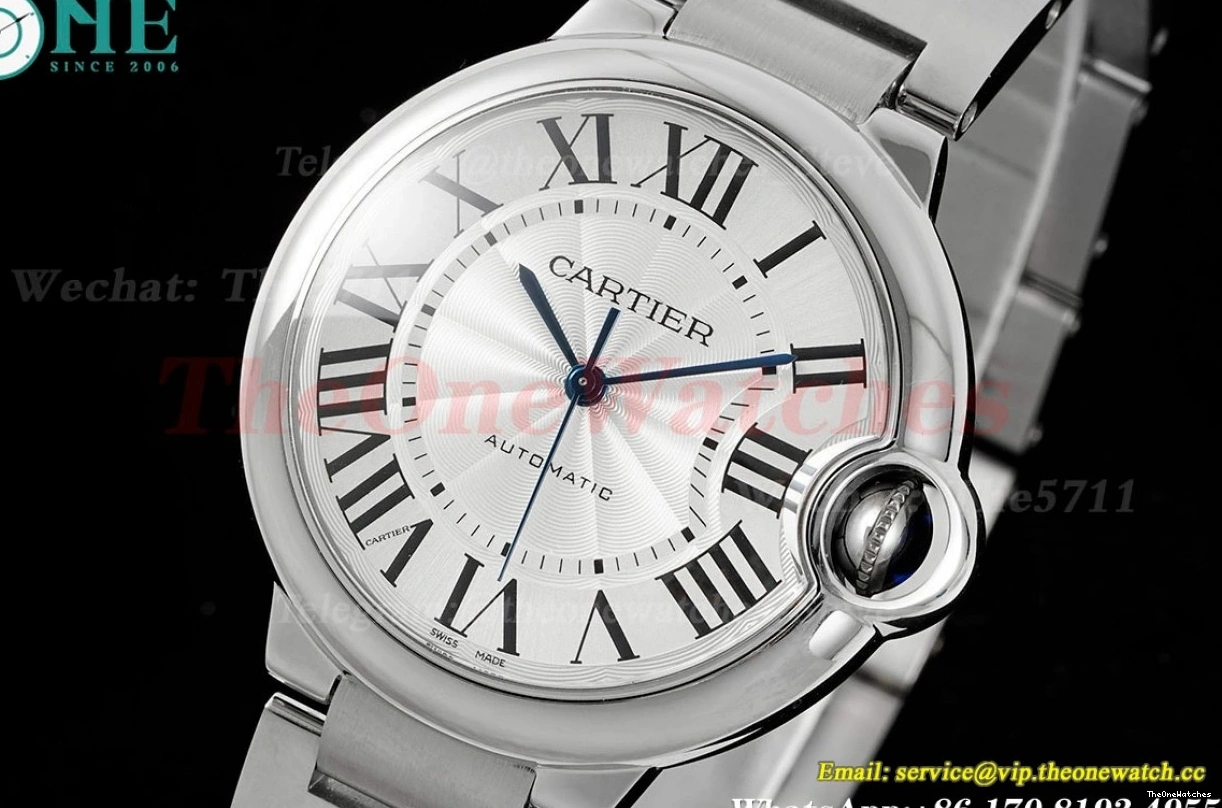 Dial NH05 Dia De SS SS AF Cartier Bleu Ballon Diamond 33mm 0211